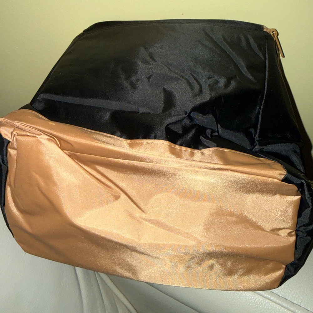 Thirty-One Black and Tan insulated bucket Tote Bag - Picture 5 of 8